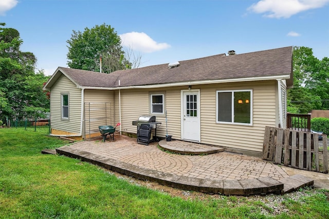 15 Claremont Trl, Monroe, NY 10950 - rear view of house featuring a patio and roof with shingles