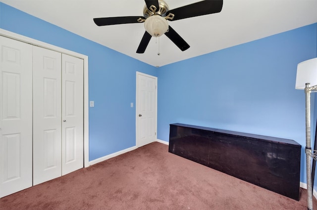 15 Claremont Trl, Monroe, NY 10950 - unfurnished bedroom with carpet floors, a closet, and ceiling fan
