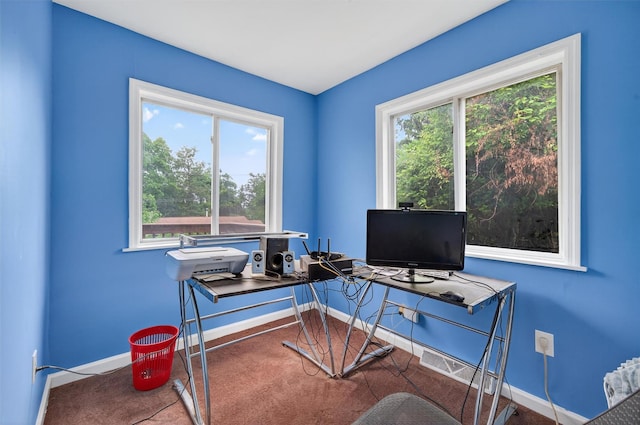 15 Claremont Trl, Monroe, NY 10950 - carpeted home office featuring baseboards