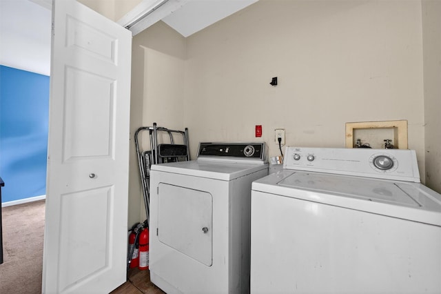 15 Claremont Trl, Monroe, NY 10950 - laundry room with washer and clothes dryer and carpet flooring