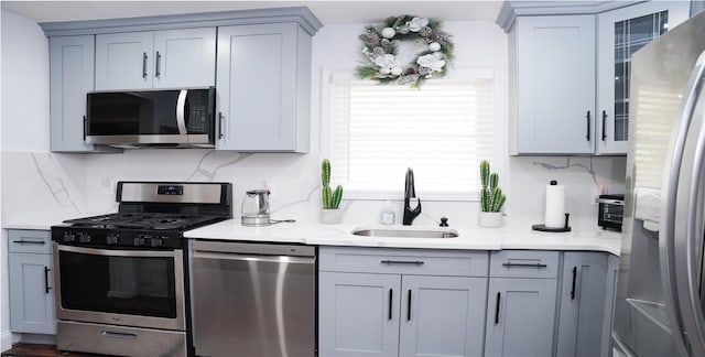 11 Boxwood Close, Hopewell Junction, NY 12533 - kitchen featuring appliances with stainless steel finishes and gray cabinetry