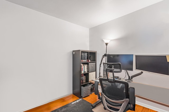 102-30 66th Rd Unit 5K, Forest Hills, NY 11375 - home office with wood finished floors