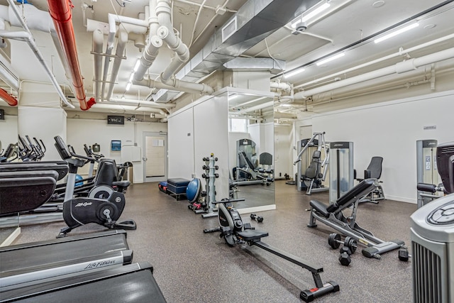 102-30 66th Rd Unit 5K, Forest Hills, NY 11375 - view of workout area