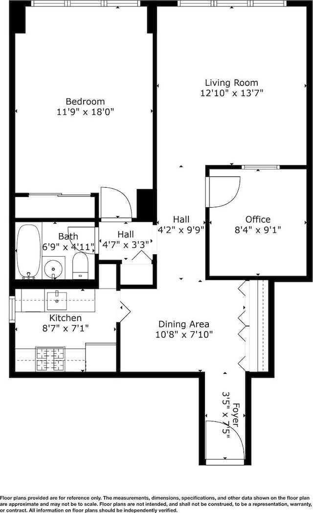 102-30 66th Rd Unit 5K, Forest Hills, NY 11375 - view of floor plan / room layout