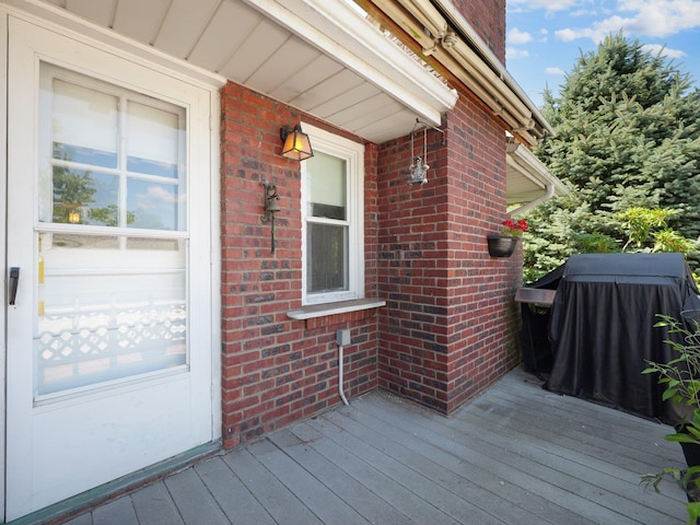 19 E Orchard St, Nanuet, NY 10954 - wooden deck with grilling area