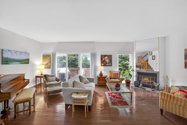 32 Spring Pond Dr, Ossining, NY 10562 - living area featuring wood finished floors