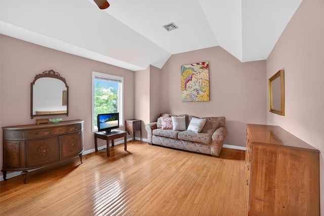 32 Spring Pond Dr, Ossining, NY 10562 - living room featuring light wood-type flooring and lofted ceiling