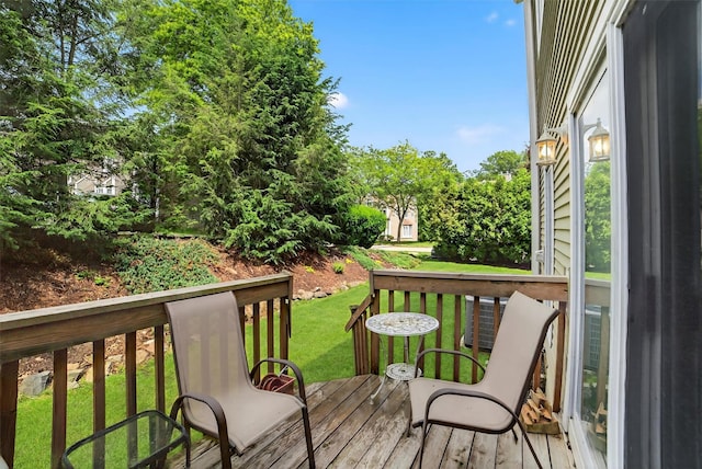 32 Spring Pond Dr, Ossining, NY 10562 - wooden terrace with a lawn
