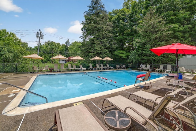 32 Spring Pond Dr, Ossining, NY 10562 - community pool with a patio area