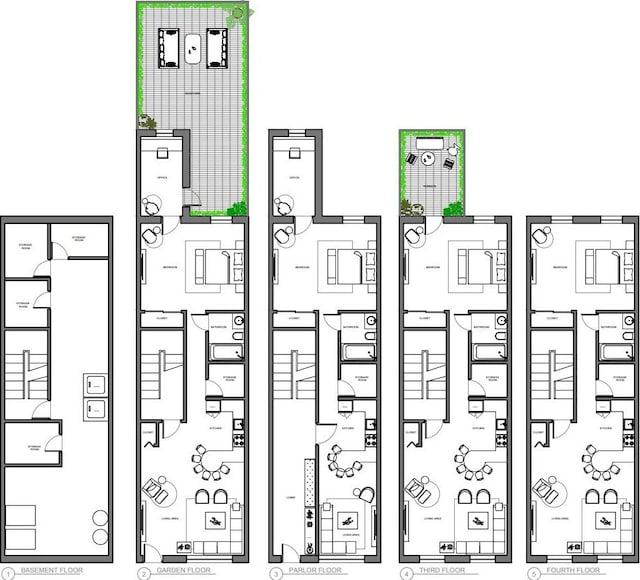 235 W 120th St, New York Manhattan, NY 10027 - view of floor plan / room layout