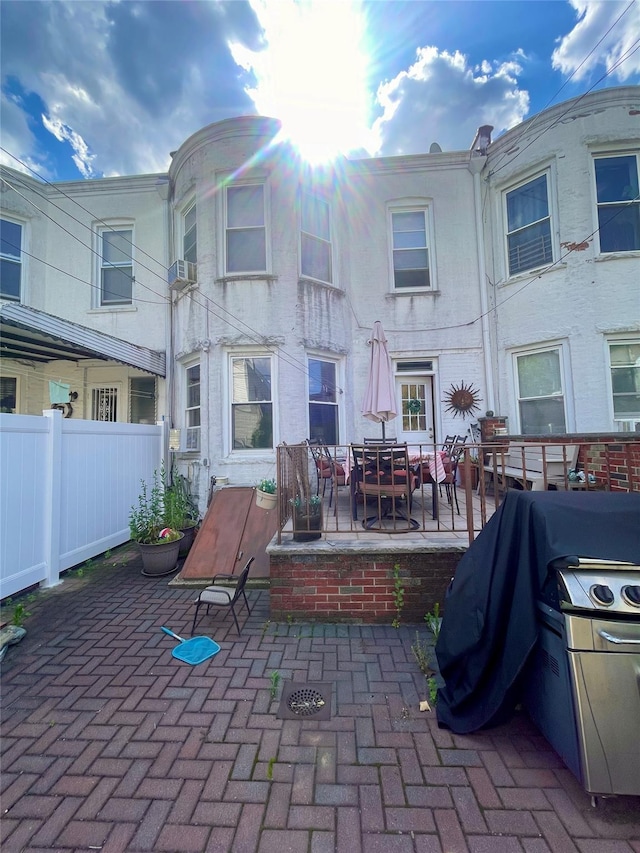 7863 79th Ln, Glendale, NY 11385 - rear view of property featuring a patio area