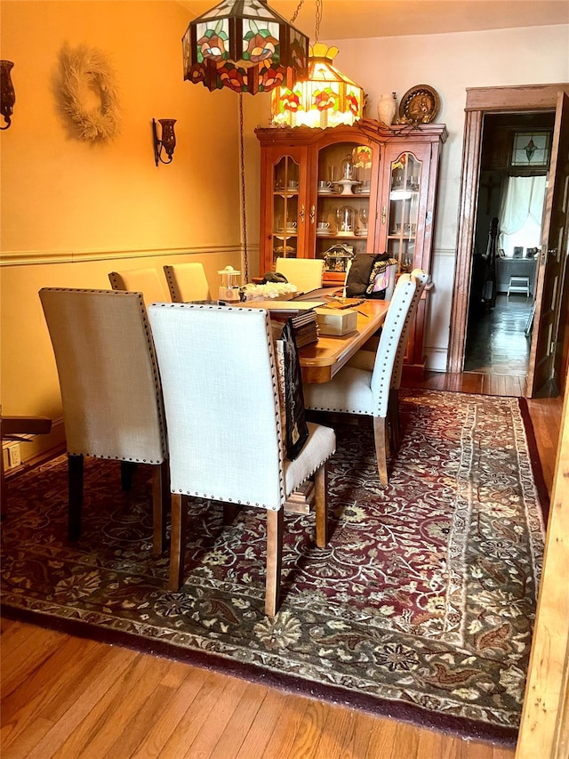7863 79th Ln, Glendale, NY 11385 - dining space with wood finished floors