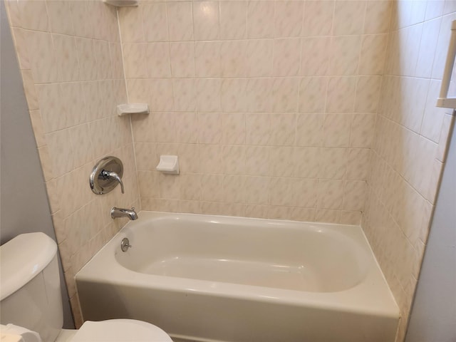 26 Long Beach Dr, Sound Beach, NY 11789 - full bathroom with toilet and bathing tub / shower combination