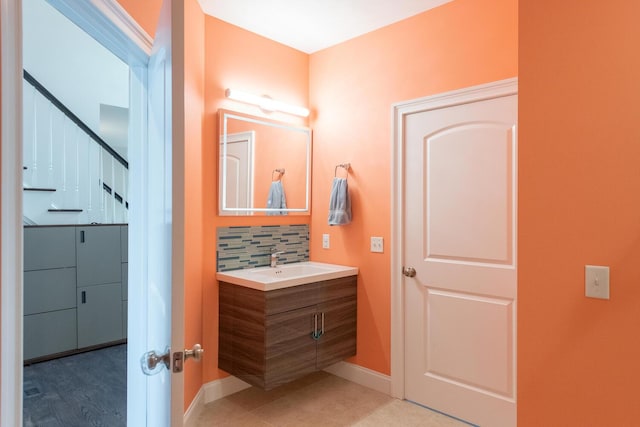 45 Jeffrey Dr, Pleasant Valley, NY 12569 - bathroom with vanity and tasteful backsplash