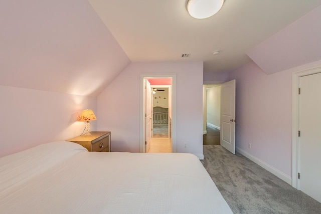 45 Jeffrey Dr, Pleasant Valley, NY 12569 - carpeted bedroom with vaulted ceiling and baseboards
