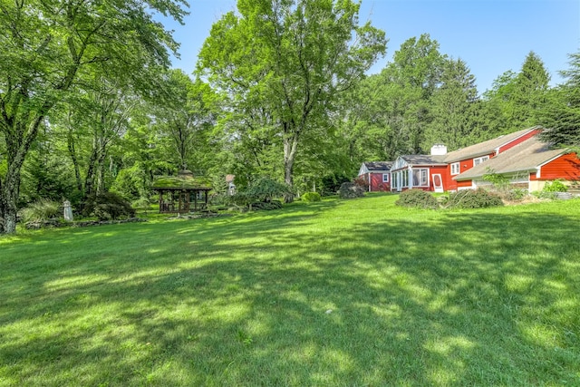 627 Haverstraw Rd, Airmont, NY 10901 - view of grassy yard featuring a gazebo