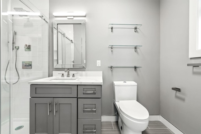 1133 Midland Ave Unit 4E, Bronxville, NY 10708 - bathroom with a shower stall and vanity