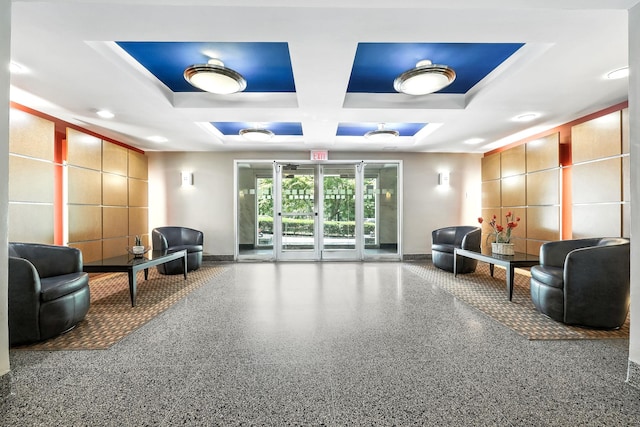 1133 Midland Ave Unit 4E, Bronxville, NY 10708 - lobby with coffered ceiling