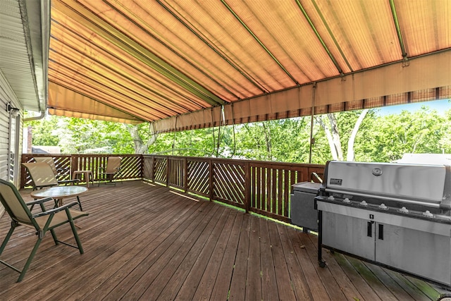 41 N Quince Ln, Monsey, NY 10952 - wooden deck featuring area for grilling