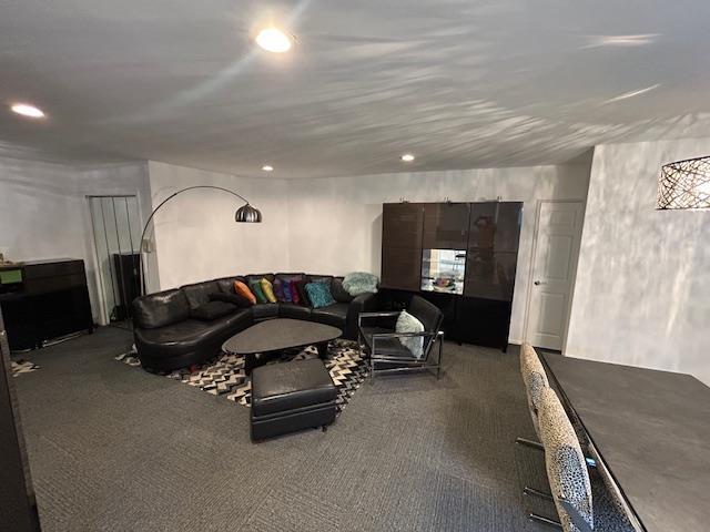 257 Cedarhurst Ave Unit A 8, Cedarhurst, NY 11516 - living room with recessed lighting and carpet