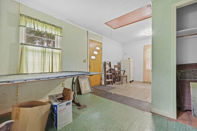 65 Hortontown Rd, Carmel, NY 10512 - misc room featuring attic access and carpet flooring