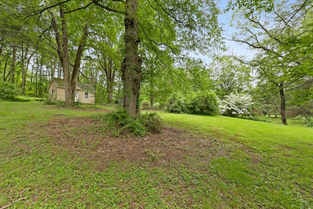 65 Hortontown Rd, Carmel, NY 10512 - view of green lawn featuring an outbuilding