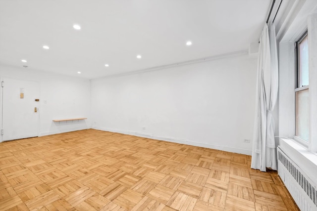 5425 Valles Ave Unit 1L, Bronx, NY 10471 - spare room with radiator and recessed lighting