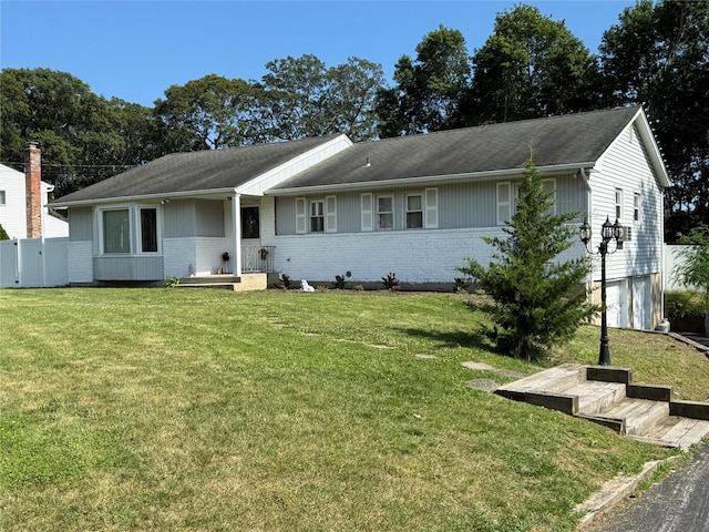 8 Milhouse Ln, Lake Grove, NY 11755 - single story home featuring brick siding and an attached garage