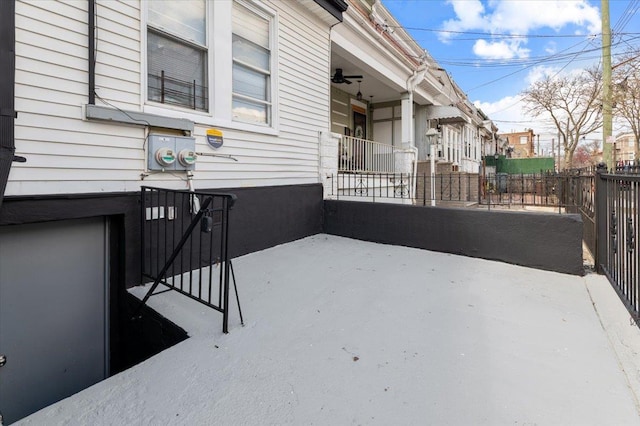 748 Georgia Ave, Brooklyn, NY 11207 - view of side of home with ceiling fan