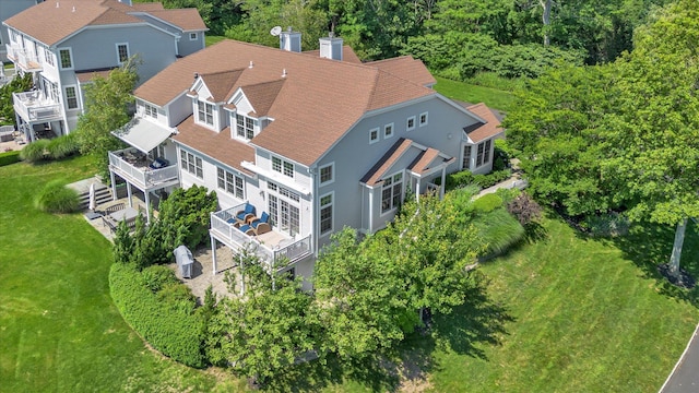 18 Tall Tree Cir, Jamesport, NY 11901 - view from above of property