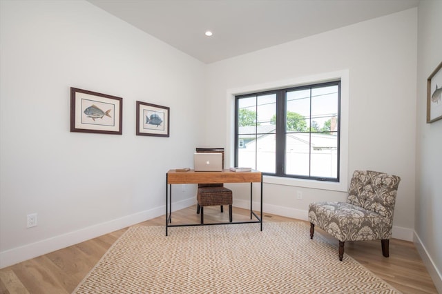 724 Pleasant Ave, Westbury, NY 11590 - office featuring light wood-style flooring and recessed lighting
