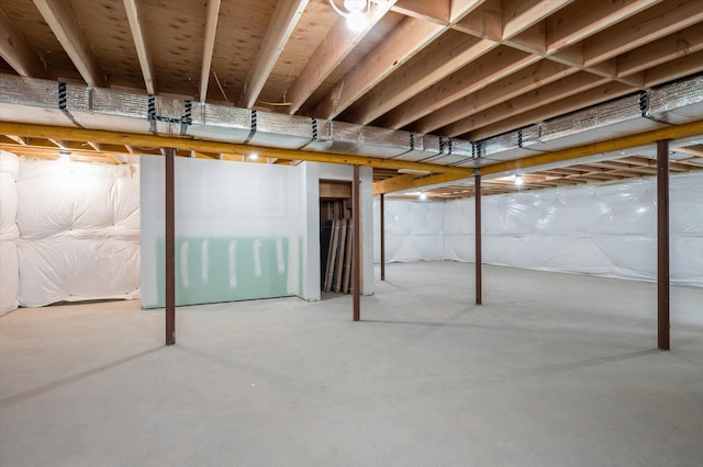 724 Pleasant Ave, Westbury, NY 11590 - view of unfinished basement