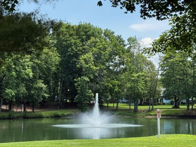 1104 Drew Dr, Saint James, NY 11780 - view of home's community with a water view and a lawn