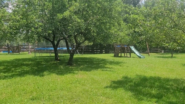 77 Krum, Hurleyville, NY 12747 - view of yard featuring a trampoline