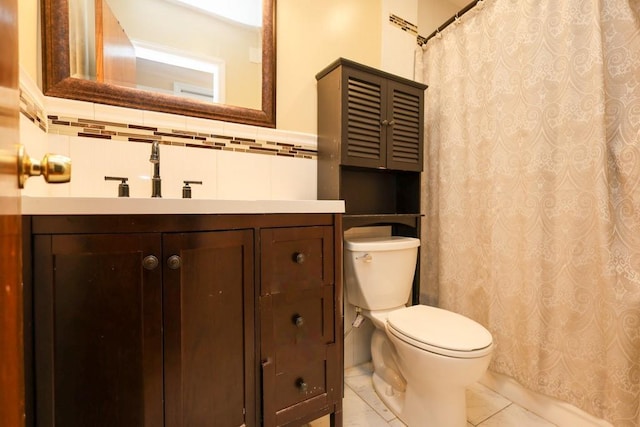 10416 Rosita Rd, Ozone Park, NY 11417 - full bathroom with tile patterned floors, vanity, and curtained shower
