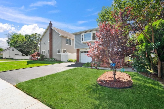 1126 Park Blvd, Massapequa Park, NY 11762 - view of front facade featuring an attached garage, driveway, and brick siding