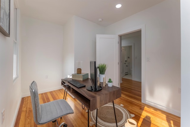 14 Staples St, Kingston, NY 12401 - office with light wood-type flooring and recessed lighting