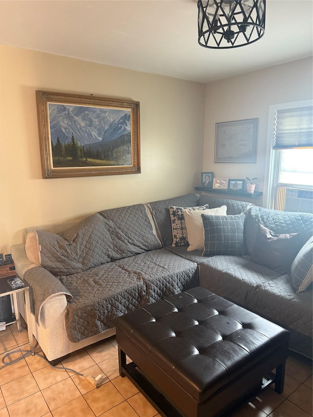 41 Chestnut St, Tuckahoe, NY 10707 - living room featuring light tile patterned flooring