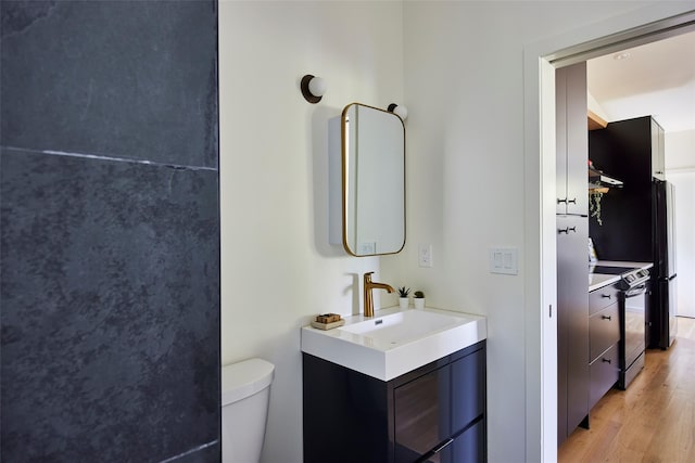 224 Upper Lumber Rd, Glen Spey, NY 12737 - bathroom with vanity and wood finished floors