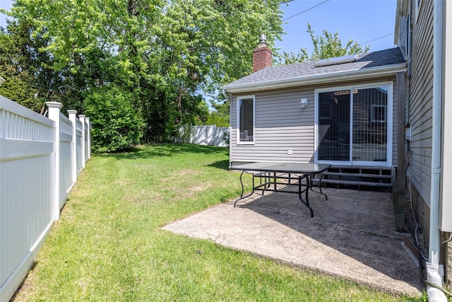 7 Garnet Ln, Plainview, NY 11803 - fenced backyard featuring entry steps and a patio