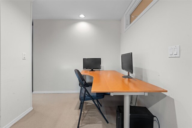 156 Lefferts Rd, Woodmere, NY 11598 - office area with carpet and recessed lighting