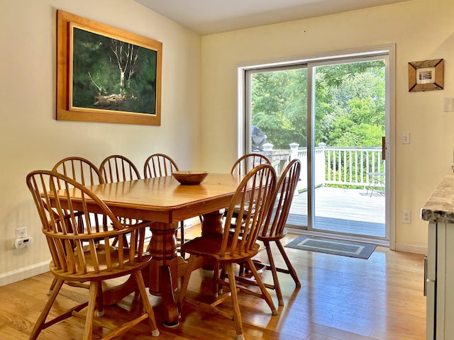 167 Benner Rd, Red Hook, NY 12571 - dining space with light wood-style flooring and baseboards