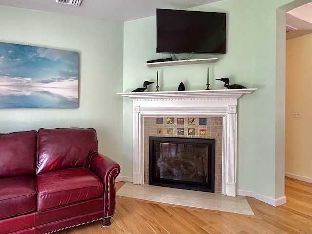 167 Benner Rd, Red Hook, NY 12571 - living area featuring wood finished floors and a fireplace