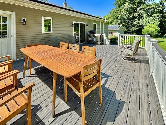 167 Benner Rd, Red Hook, NY 12571 - deck with outdoor dining space