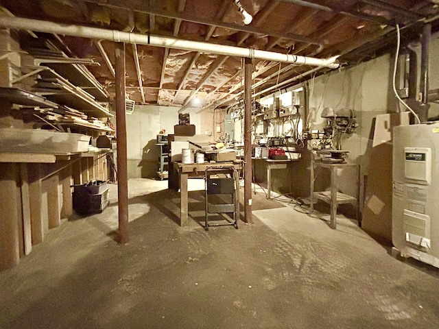 167 Benner Rd, Red Hook, NY 12571 - unfinished basement with water heater