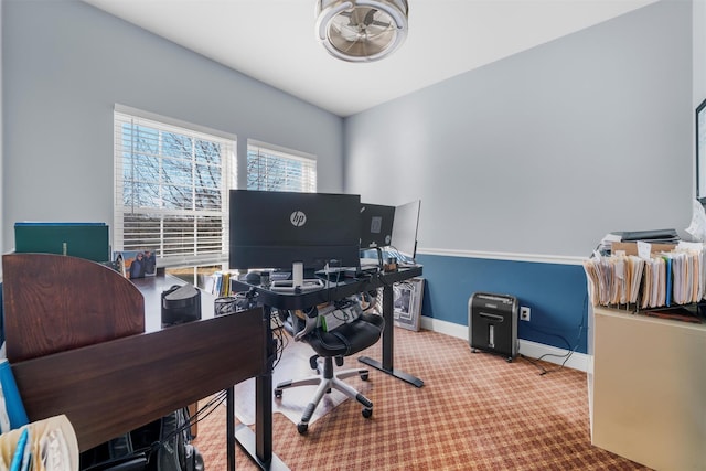 10 Von Trapp Ct, Washingtonville, NY 10992 - office area with carpet floors and baseboards