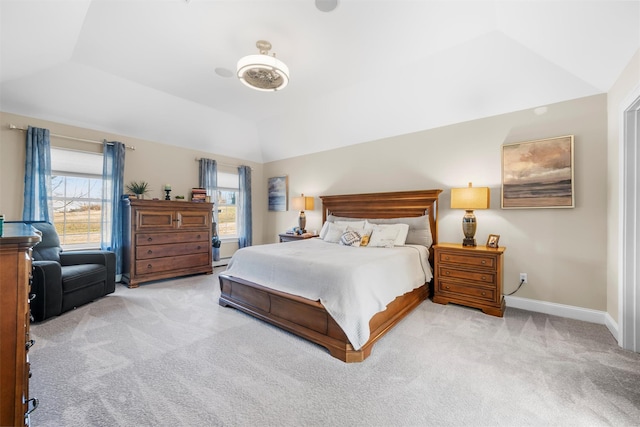 10 Von Trapp Ct, Washingtonville, NY 10992 - bedroom with vaulted ceiling and carpet flooring