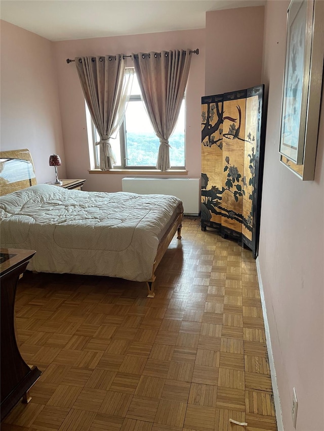 112-01 Queens Blvd Unit 20-E, Forest Hills, NY 11375 - bedroom featuring baseboards