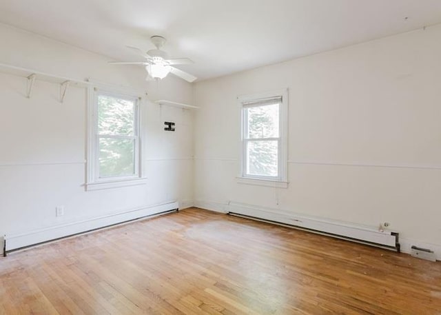 8 Gary Dr, Hyde Park, NY 12538 - spare room with a baseboard heating unit, healthy amount of natural light, and a ceiling fan