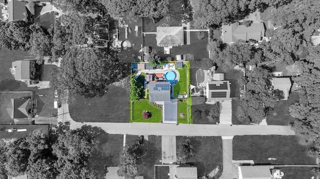 12 Turin St, East Patchogue, NY 11772 - aerial view of property and surrounding area featuring property parcel outlined